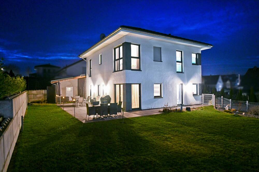 das Haus am Abend