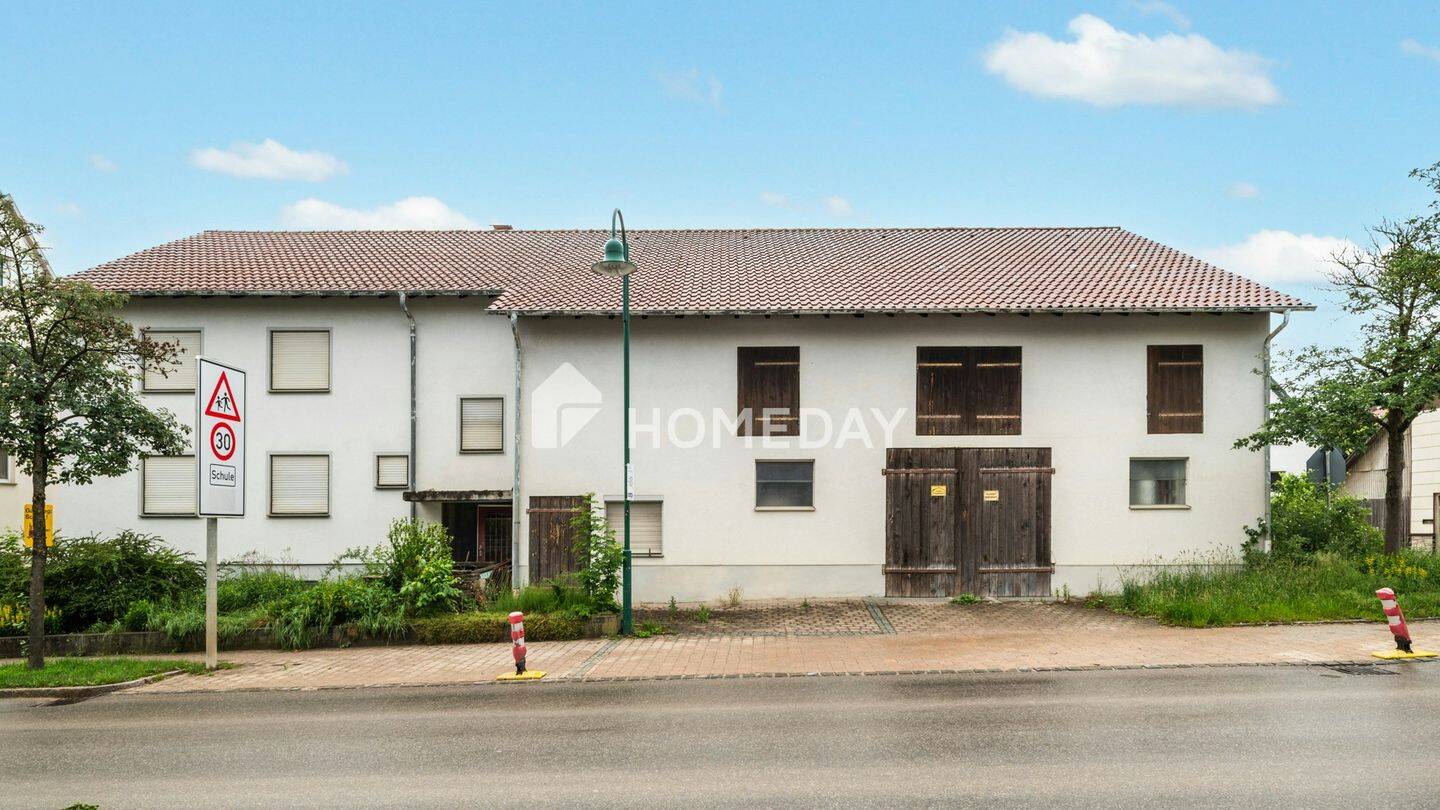 Thumbnail-Großzügiges Anwesen auf ca. 2000 m² mit viel Potenzial - Ideal für Neubau, Gewerbe oder Umnutzung