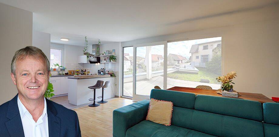 Thumbnail-Moderne barrierefreie 4-Zimmer-Wohnung mit Aufzug und TG-Stellplatz in Reutlingen-Sondelfingen