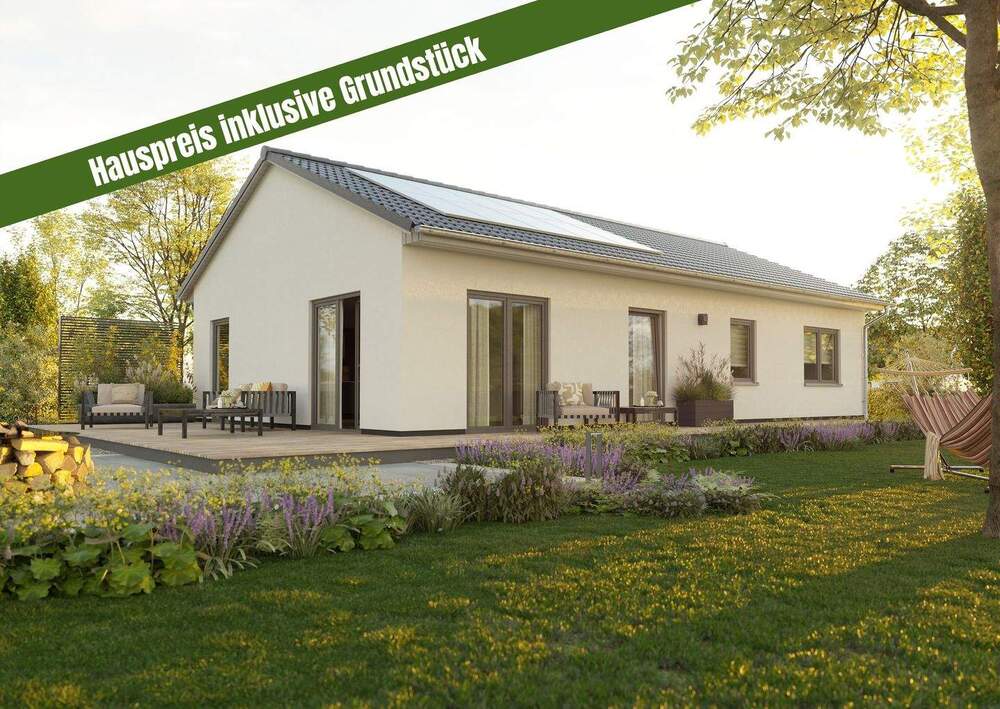 Thumbnail-Mit Grundstück: Der Town & Country Bungalow für jedes Alter in Dörnberg - modern und vielseitig