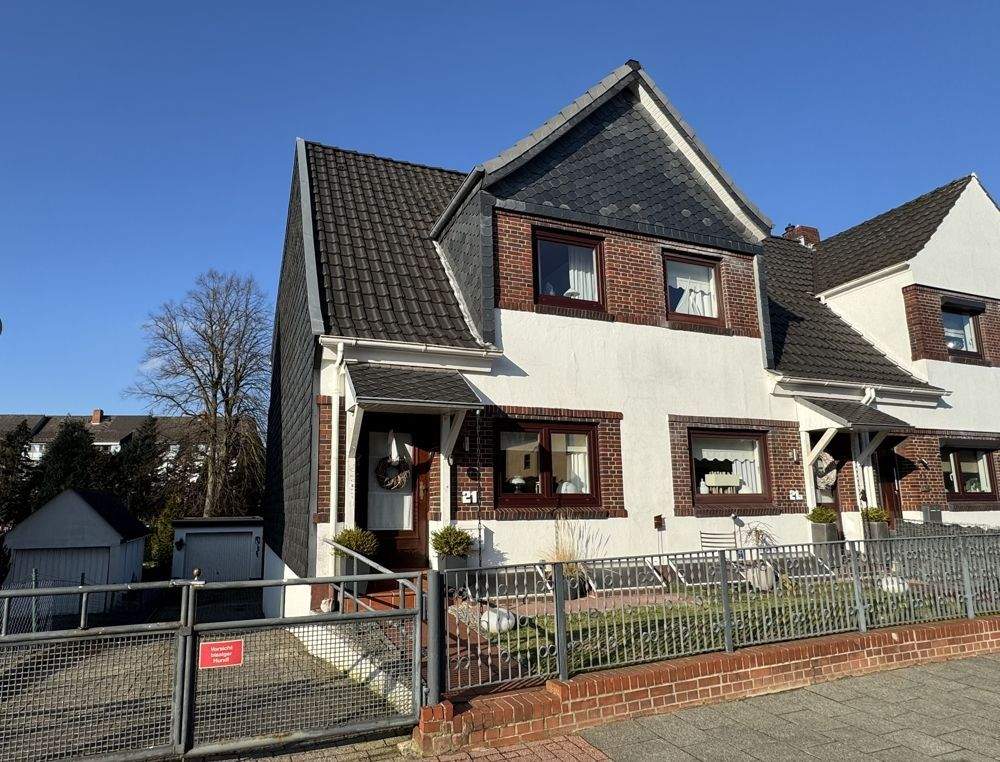 Thumbnail-Gepflegtes Reihenendhaus mit Garage in Bremen Lesum