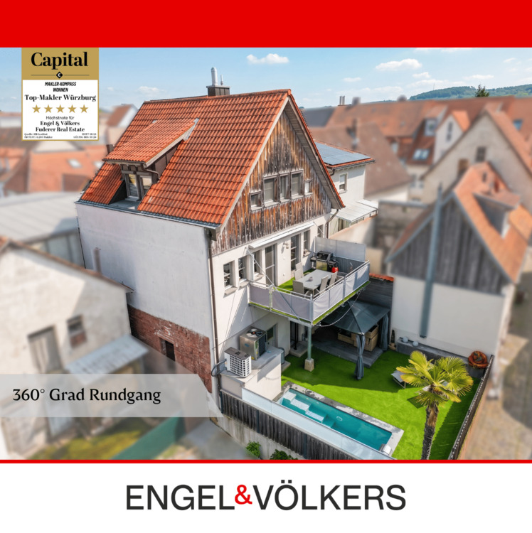 Thumbnail-Stadtleben trifft Wohlfühloase: Großzügiges EFH im Herzen von Marktheidenfeld