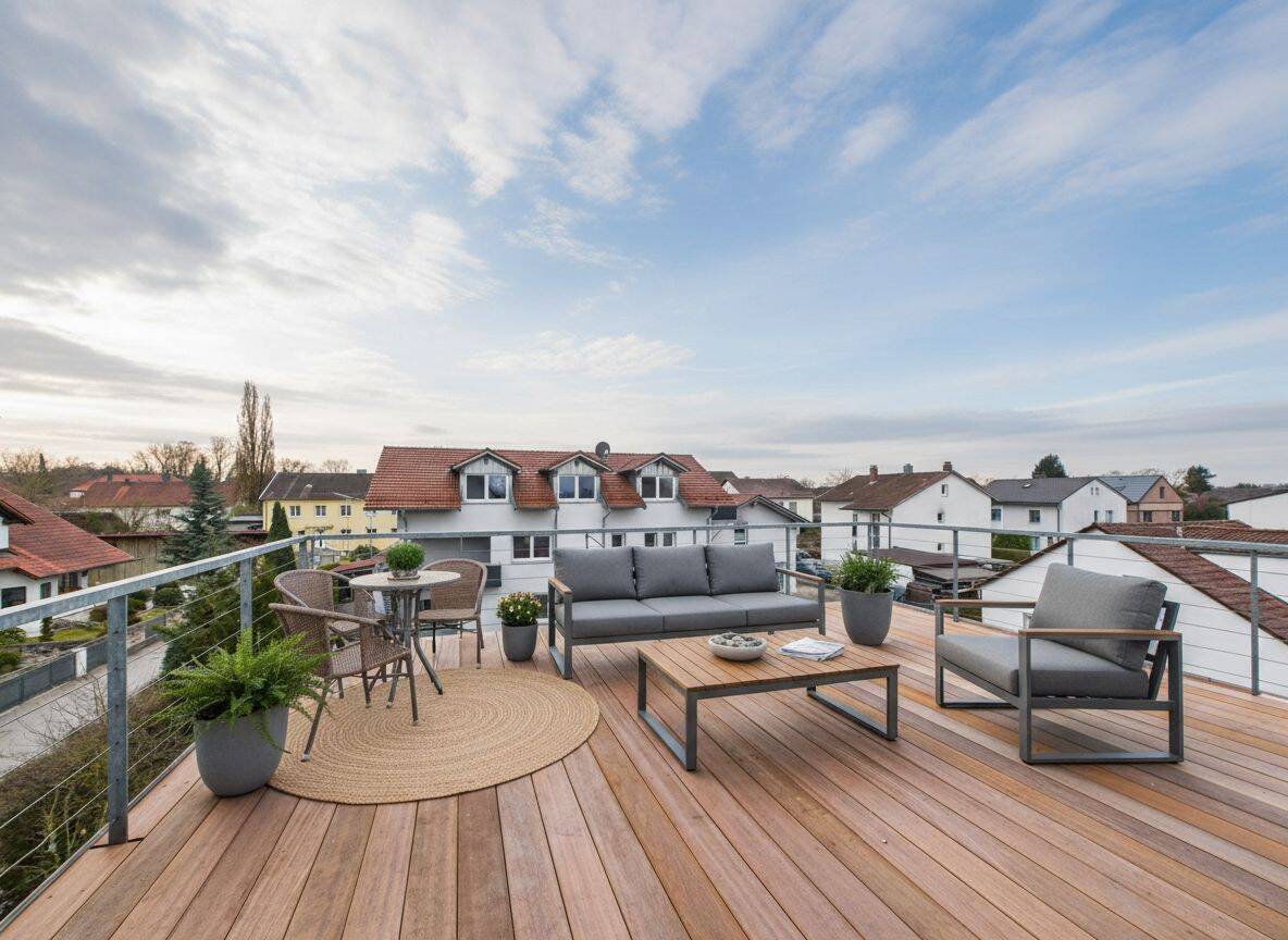 Thumbnail-Modernes Wohnen mit Aussicht-Kernsanierte 2-Zi-Wohnung mit Dachterrasse in Ittling