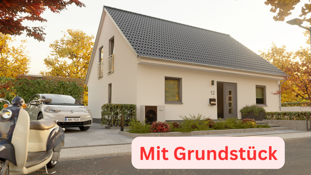 Thumbnail-Mit Grundstück, Traumhaus für jede Lebensphase: Mitwachshaus Flair 148 mit flexibler Raumgestaltung