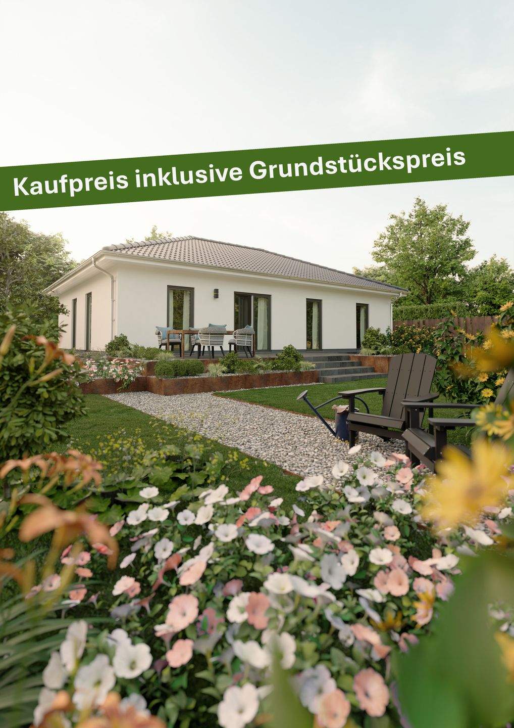 Thumbnail-Mit Grundstück: Der Bungalow mit dem charmanten Walmdach in Spangenberg
