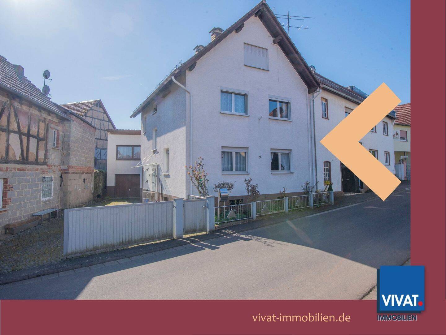 Thumbnail-Solides Einfamilienhaus mit Nebengebäude, Garage und Garten. Käuferprovisionsfrei!