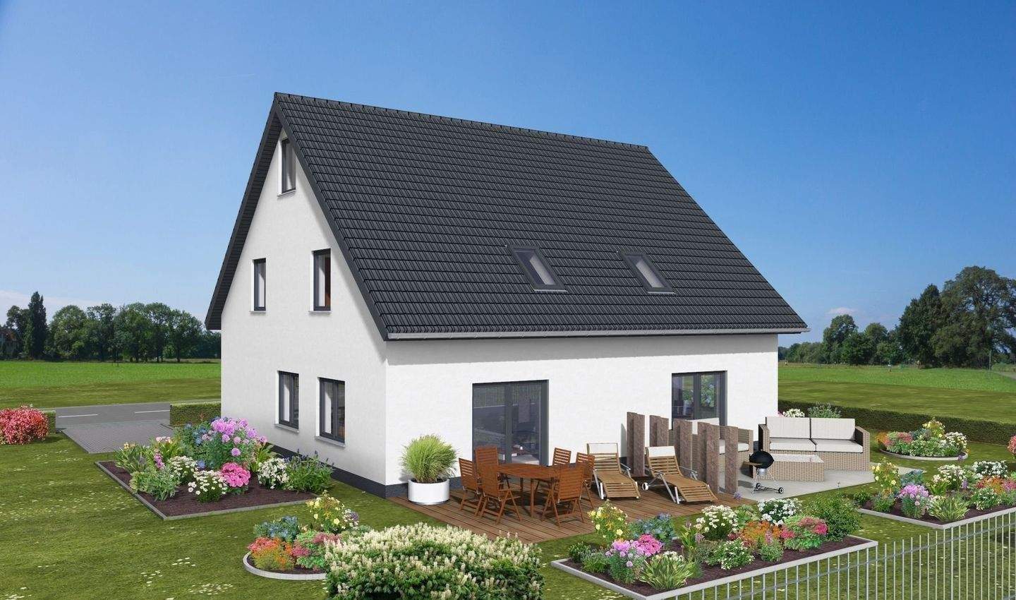 Thumbnail-+++NEUBAU+++ Moderne Doppelhaushälfte inklusive Grundstück in Stralsund zu verkaufen