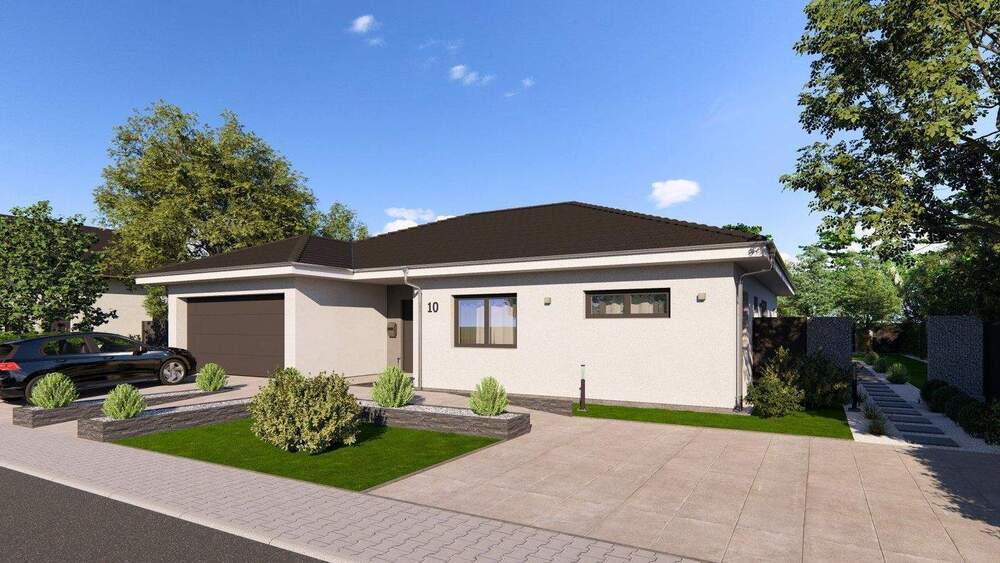 Thumbnail-Elegantes Wohnen auf einer Ebene: Ihr neuer Bungalow-Traum!