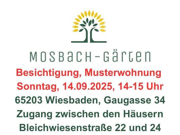 Besichtigung Musterwohnung Sonntag, 14.09.2025 14-