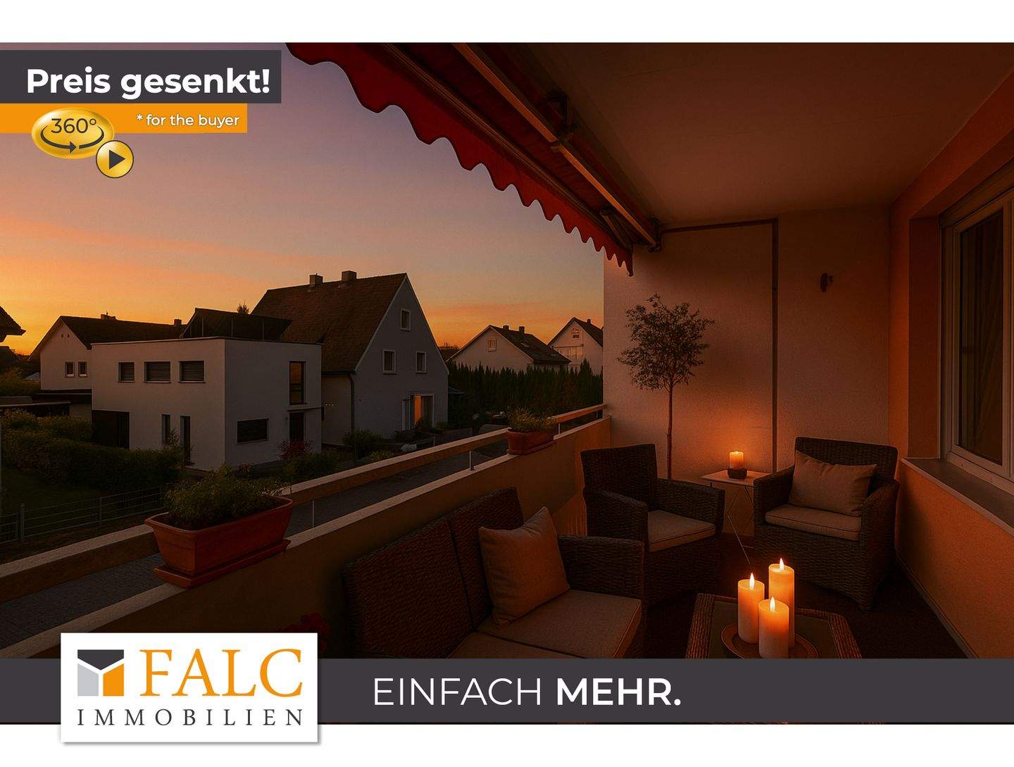 Thumbnail-Sofort bezugsfrei - 3 Zimmer mit Balkon in Ruhelage