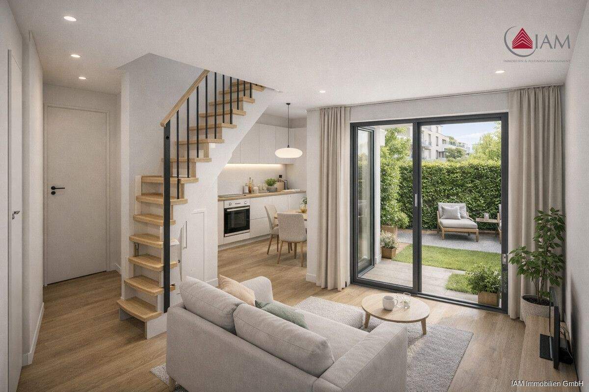 Thumbnail-Urbanes Wohnen mit eigenem Garten und eigenem Zugang - 3-Zimmer-Maisonette in Toplage