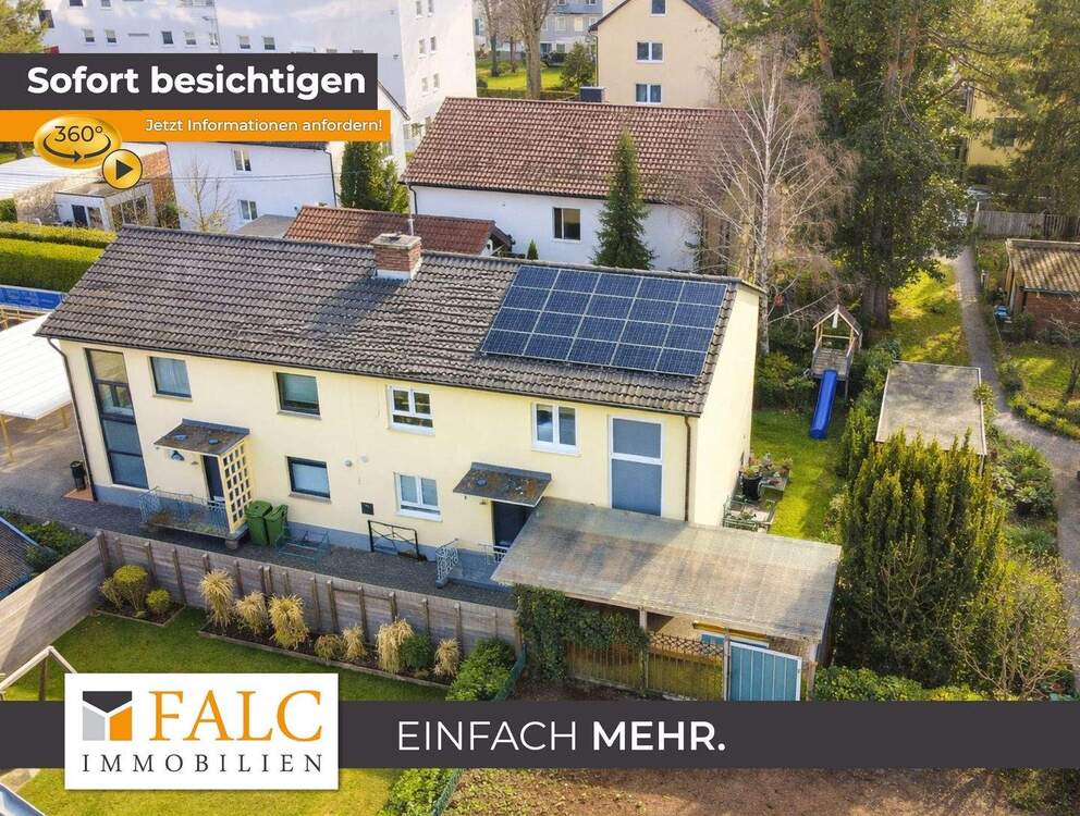 Thumbnail-Wohlfühlen garantiert: Gepflegte DHH mit sonnigem Südbalkon und Garten