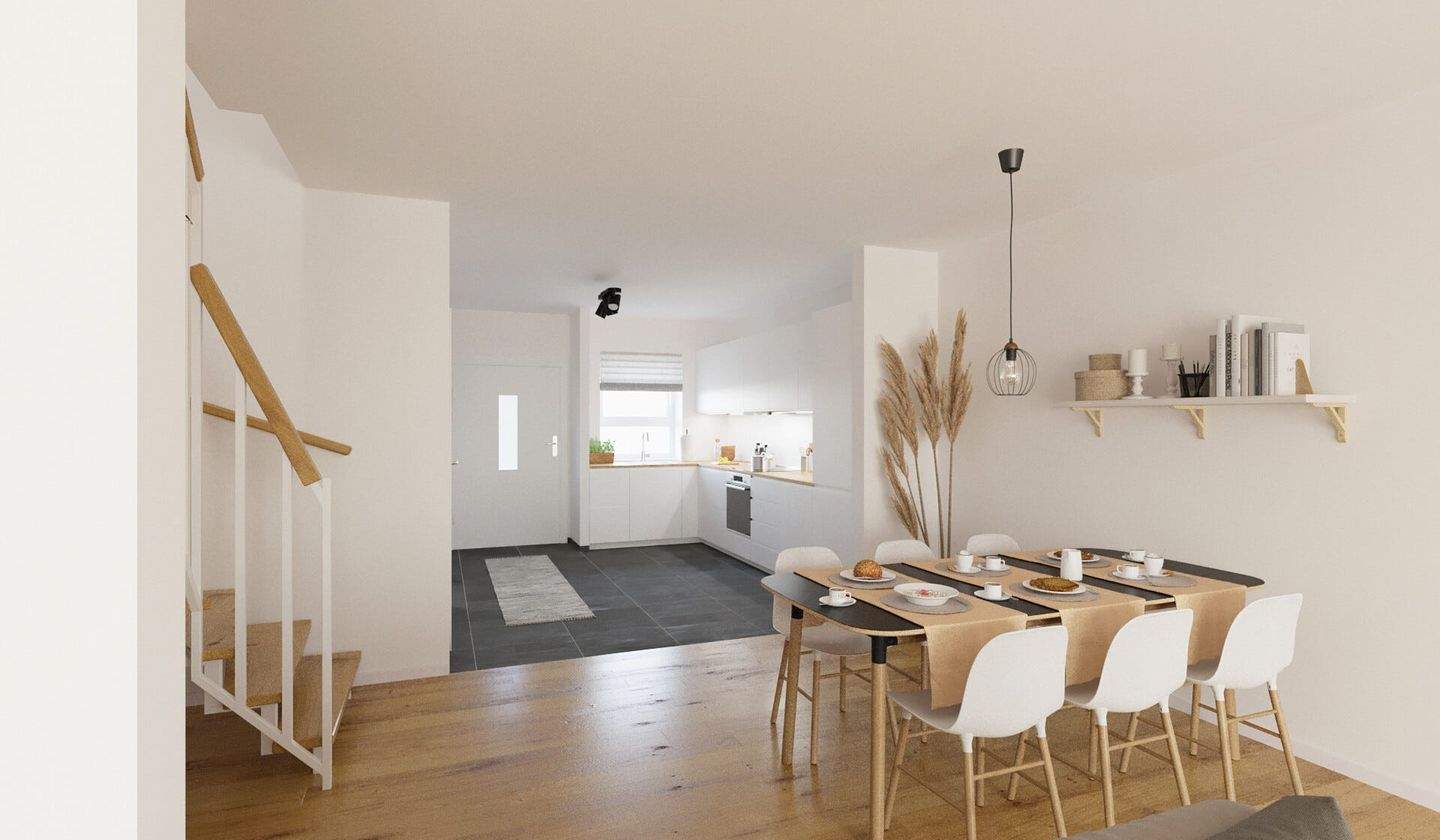 Thumbnail-Modernes 3-Zi.-Reihenhaus mit Gäste-WC und Grundstück