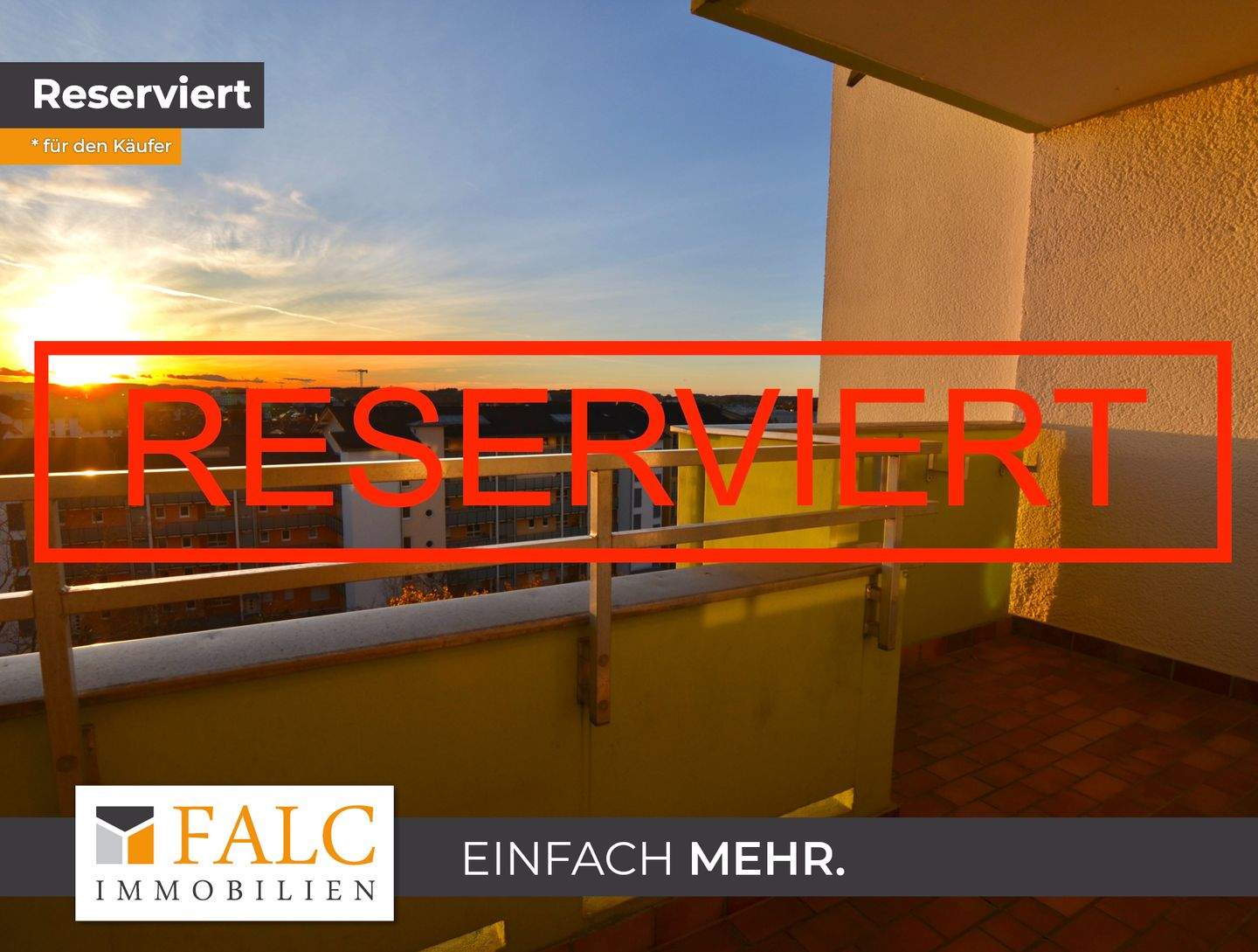 Thumbnail-Sonnenuntergang inklusive - 3-Zimmerwohnung mit Panorama-Balkon