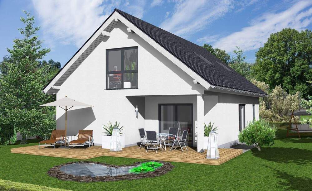 Thumbnail-Im Alleinauftrag: geplantes Einfamilienhaus ( individuelles Architektenhaus ) in Traumlage in Schwanebeck