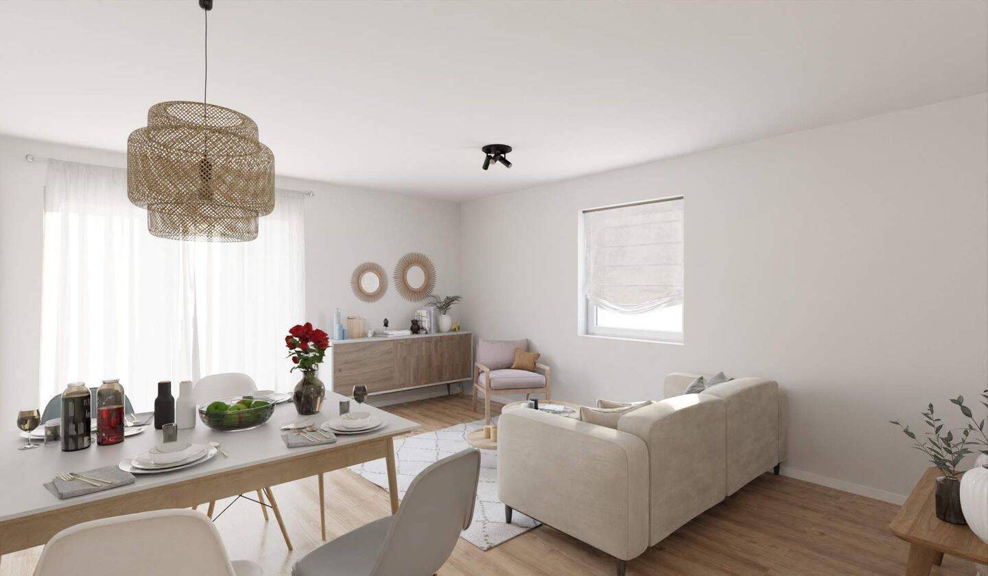 Ein lichtdurchflutetes Wohnzimmer zum wohligen Bei