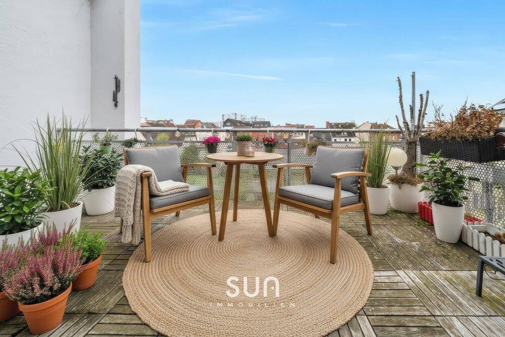 Thumbnail-Elegante, modernisierte 2-Zimmer-Wohnung in Frankfurt - Stilvolles Wohnen mit urbanem Flair