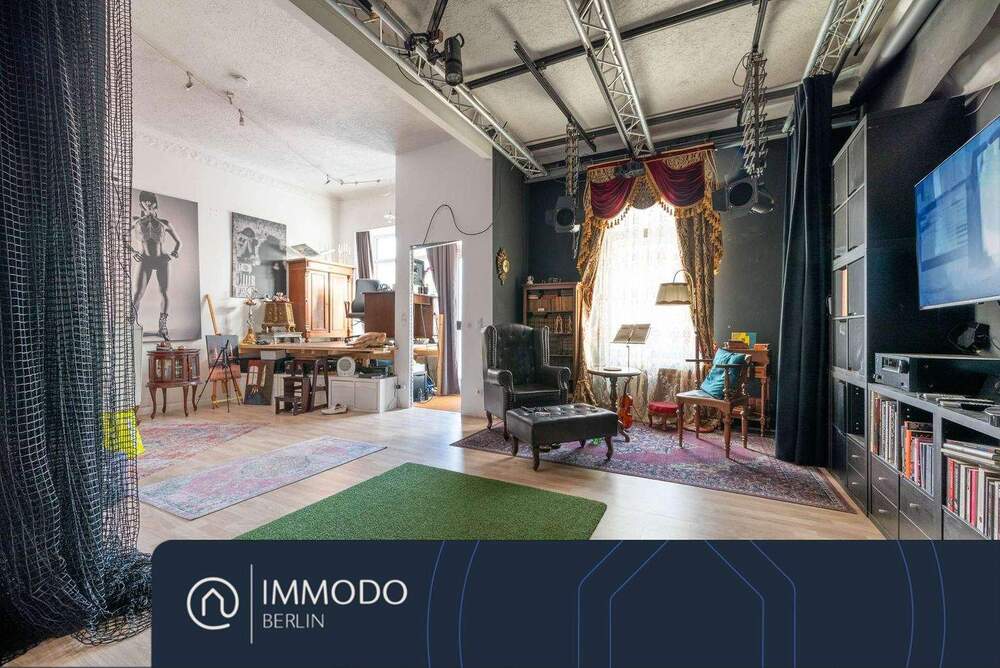 Thumbnail-?? Altbauwohnung mit Gewerbeoption - 3 Zimmer, EBK, modernes Bad & Schlafzimmer mit Hochbett