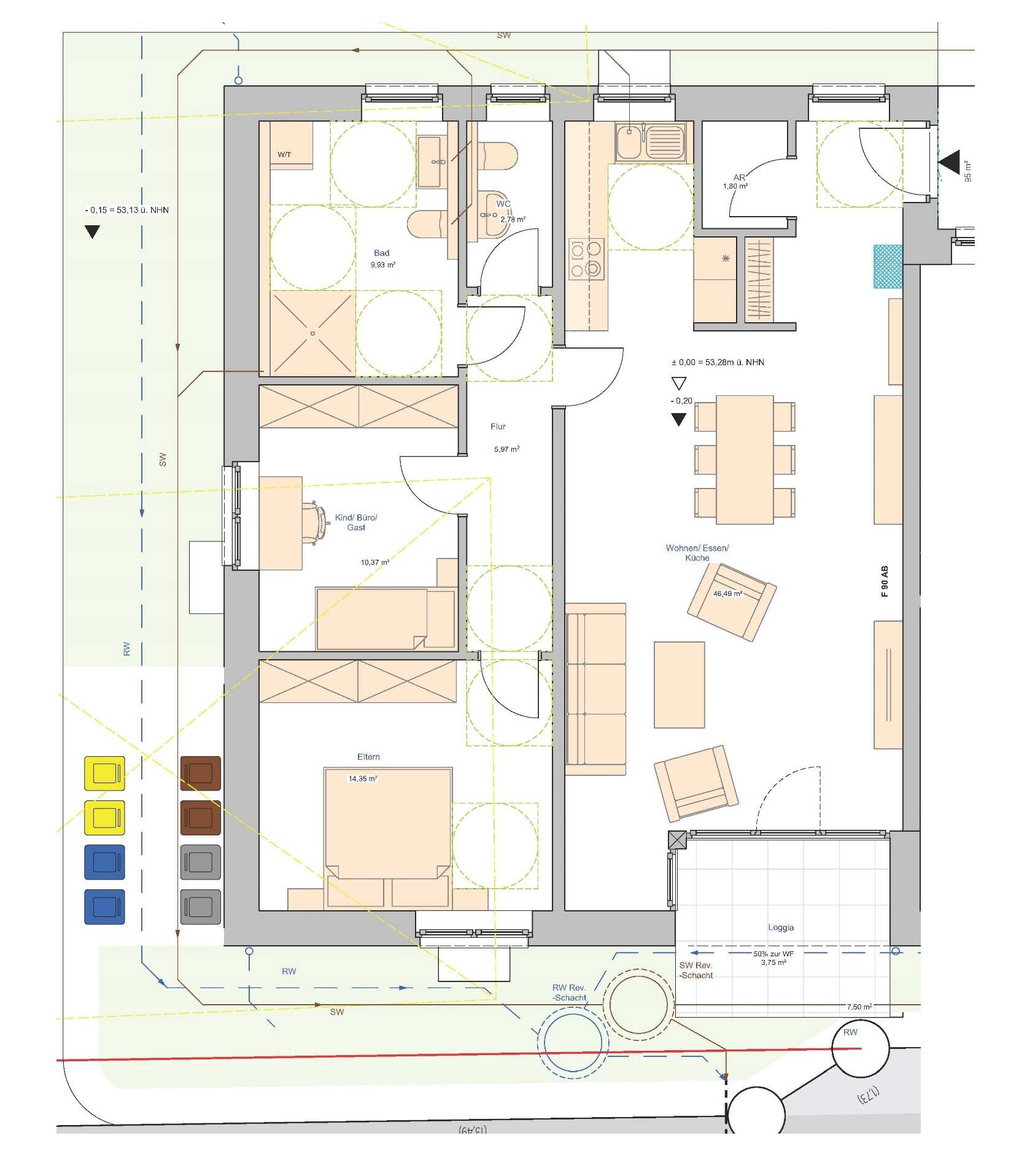 Thumbnail-Neubau! Erdgeschoss-Wohnung mit Terrasse, Garten, Tiefgarage und Aufzug in Rhade_A2523