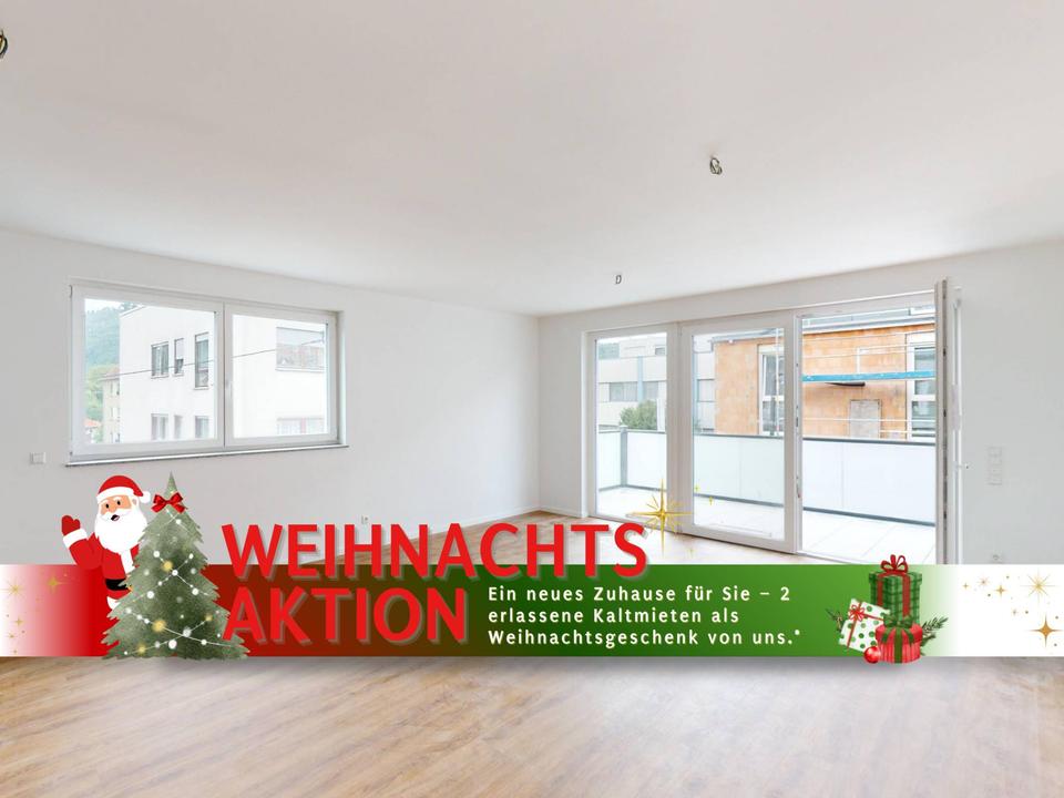 Thumbnail-**Weihnachtsaktion** Traumhafte 3-Zimmer-Wohnung mit EBK, großem Balkon, Gäste-WC, u.v.m. im Neubauquartier 