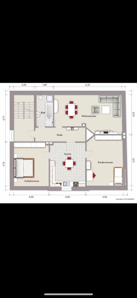 Thumbnail-Wohnung zu vermieten Dachgeschoss 3OG