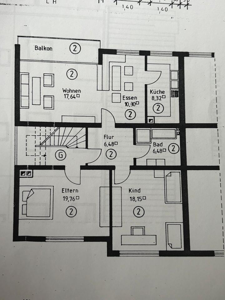 Thumbnail-90 m3 3 Zimmer KücheBad in VK Lauterbach