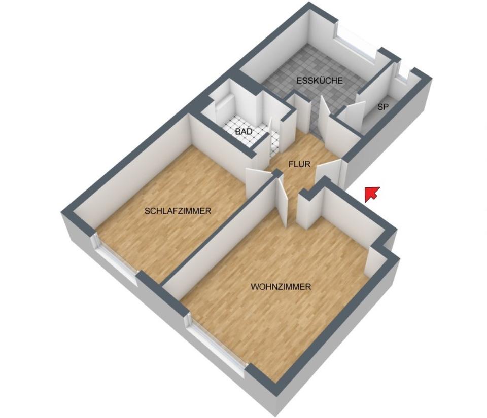 Thumbnail-Schöne Aufteilung mit viel Platz