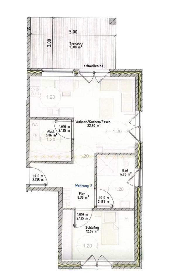 Thumbnail-2 Zimmer Wohnung In schöner Lage Oldenburg Bürgerfelde
