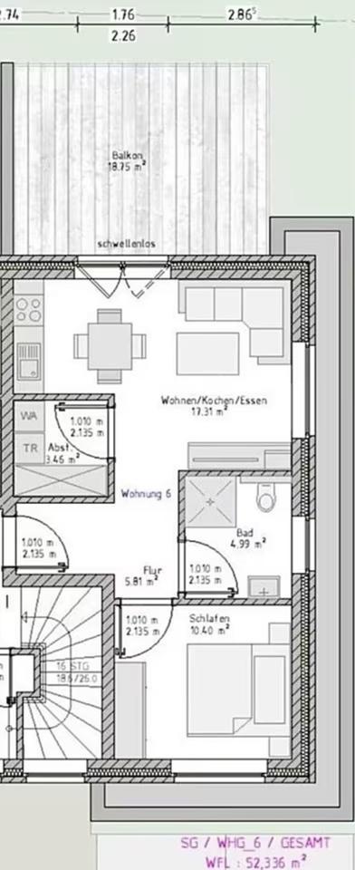 Thumbnail-Schöne 2-Zimmer Wohnung in Oldenburg