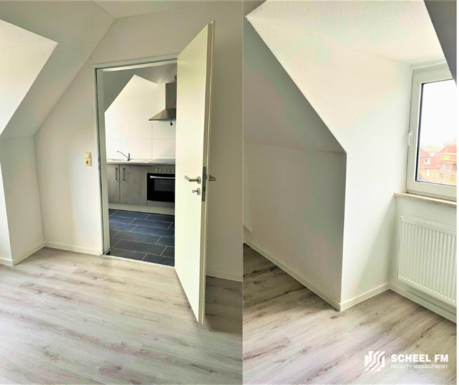 Thumbnail-Gemütliche 2,5-Zimmer-Dachgeschosswohnung mit Einbauküche in zentraler Lage von Wilhelmshaven