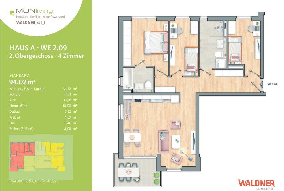 Thumbnail-Moderne 4-Zimmer-Neubauwohnung (Monheim am Rhein)