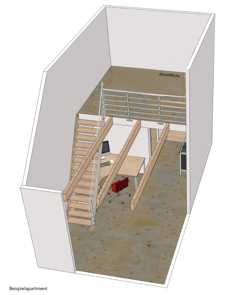 Thumbnail-Studentenwohnung 34m² -EBK- zu vermieten.