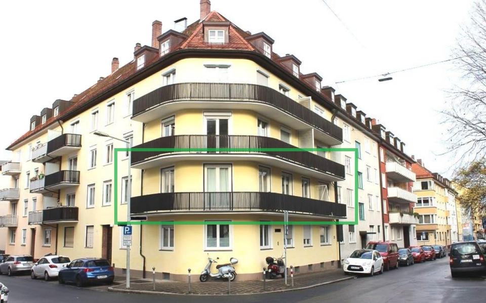 Thumbnail-Helle 2-Zi-Eckwohnung mit 15 m Balkon & Burgblick, Neorenaissance