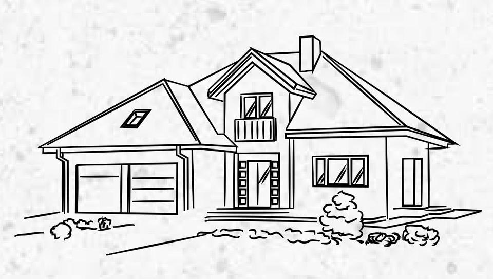 Thumbnail-Ein freistehendes Familienhaus