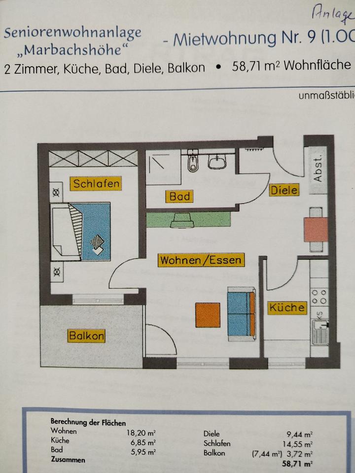 Thumbnail-Barrierefreie Wohnung in Seniorenwohnanlage Bad Wilhelmshöhe