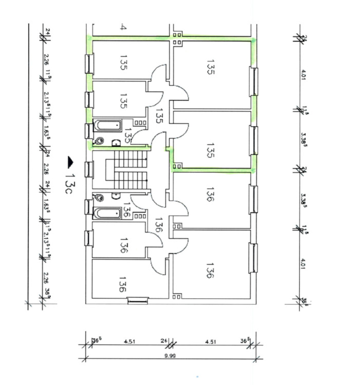 Thumbnail-Hochwertige 3-Raum-Wohnung in Bernsdorf–Erstbezug nach Sanierung