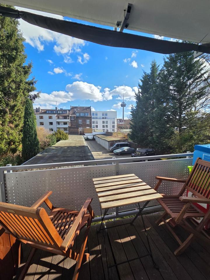 Thumbnail-Möblierte 2-Zimmer Wohnung mit 2 Balkonen in Ehrenfeld Mai-August