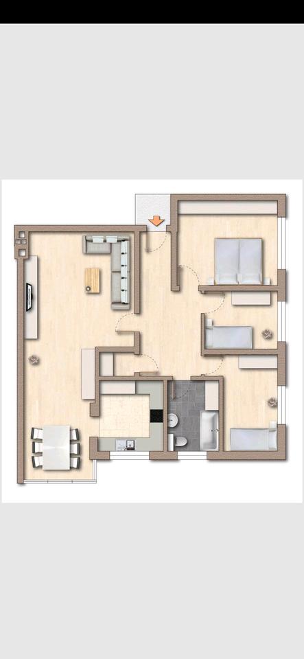 Thumbnail-Provisionsfreie sanierte 4-Zimmer-Whg. in Baiertal zu verkaufen