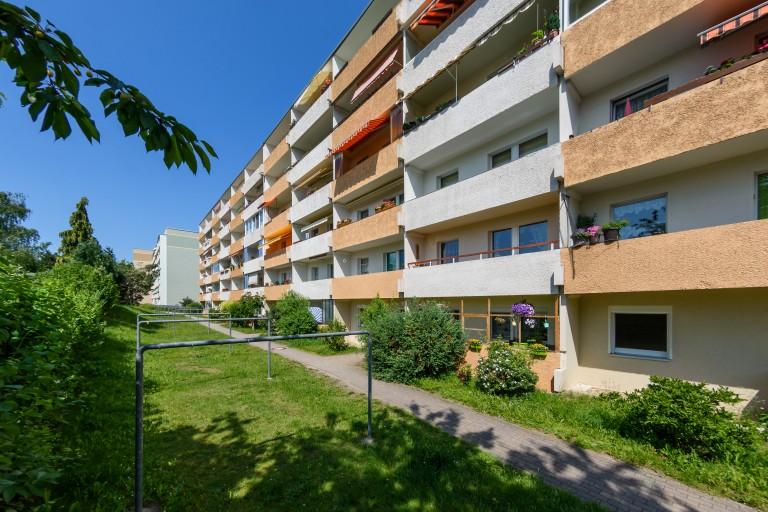 Thumbnail-Helle 3-Raum-Wohnung mit Südbalkon im beliebten Bautzener Gesundbrunnen