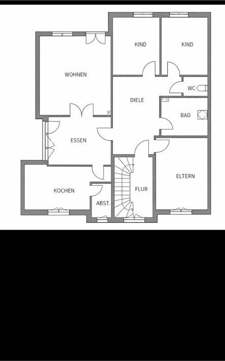 Thumbnail-4,5-Zimmerwohnung OG mit Balkon&Loggia