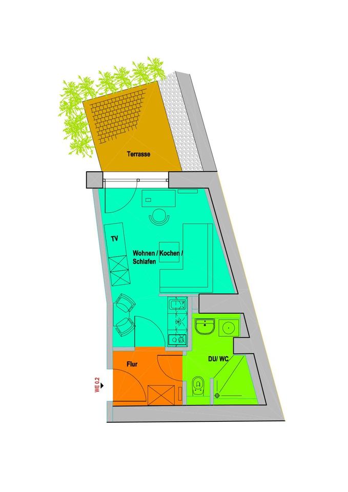 Thumbnail-sonnige Terrassenwohnung