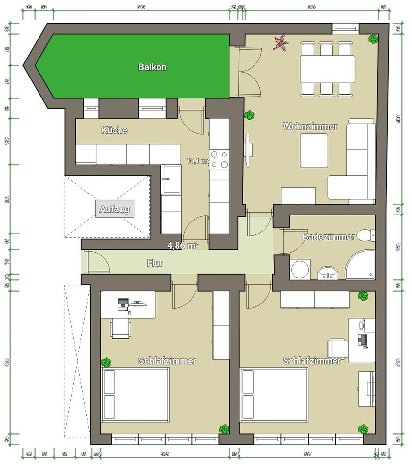 Thumbnail-Eigentumswohnung in Siegen-Weidenau zu verkaufen