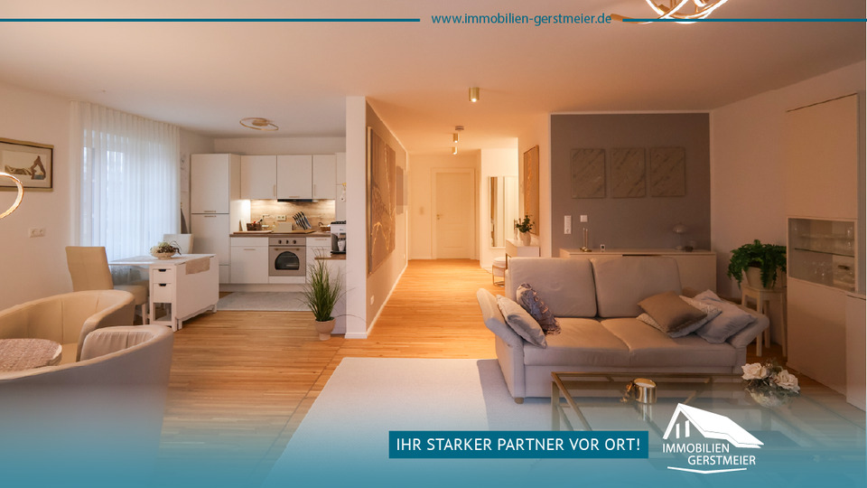 Thumbnail-Exklusive Wohnlage - 3-Zimmerwohnung in einer Villa im 1. Obergeschoss mit Tiefgaragen-Stellplatz