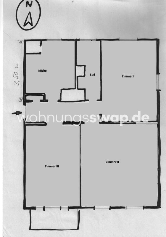 Thumbnail-Wohnungsswap - 3 Zimmer, 78 m² - Paul-Grasse-Straße, Pankow, Berlin