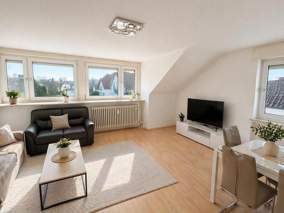 Thumbnail-Helle 3-Zimmer-Dachgeschosswohnung in ruhiger Lage