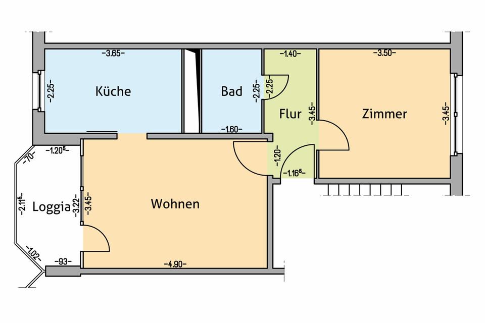 Thumbnail-2-Zimmer Wohnung, zur Untermiete