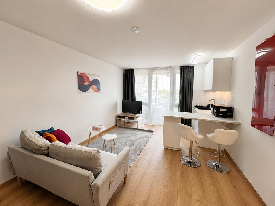 Thumbnail-Helles, vollmöbliertes 1-Zimmer-Apartment in München-Bogenhausen