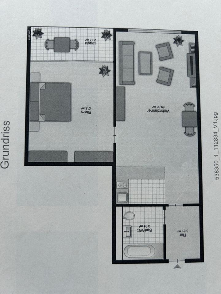 Thumbnail-2-Zimmer mit Balkon in Liederbach