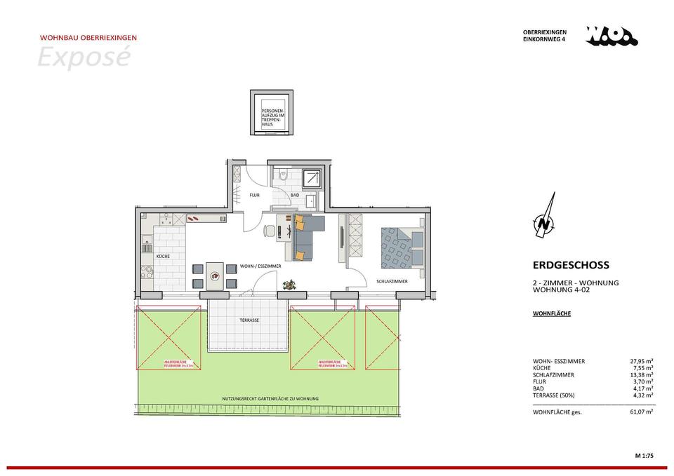 Thumbnail-Wohlfühloase: Geräumige 2-Zimmer-Wohnung in ruhiger Lage