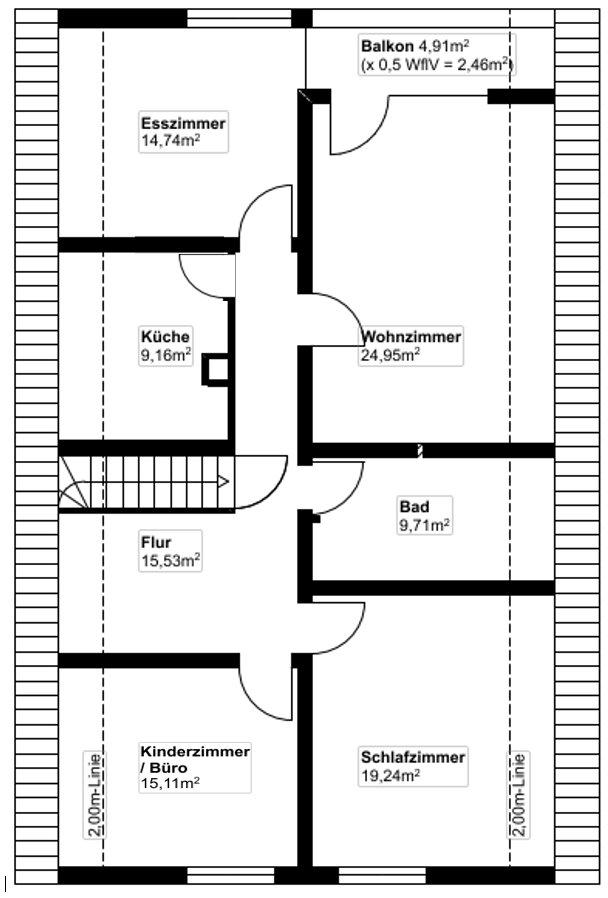Thumbnail-4-Zimmer Dachgeschosswohnung mit Balkon in Bad Schönborn